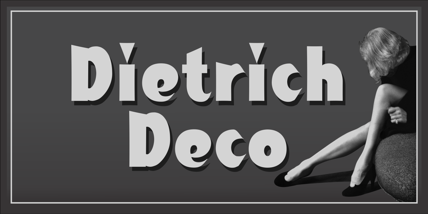 Schriftart Dietrich Deco
